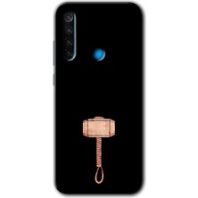 Gramaphone Redmi Note 8 Kılıf Hd Desen Baskılı Arka Kapak + Kırılmaz Cam - Thor Çekiç