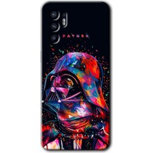 Gramaphone Oppo Reno 6 Kılıf Hd Desen Baskılı Arka Kapak - Father Vader