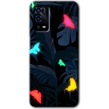 Gramaphone Oppo A55 Kılıf Hd Desen Baskılı Arka Kapak - Lighter Butterfly