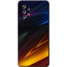 Gramaphone Galaxy A73 Kılıf Hd Desen Baskılı Arka Kapak + Kırılmaz Cam - Stranger Lines