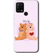 Gramaphone Tecno Pova Kılıf Hd Desen Baskılı Arka Kapak - Sevgili Ayıcık