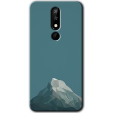 Gramaphone Casper Via P3 Kılıf Hd Desen Baskılı Arka Kapak + Kırılmaz Cam - Alone Mountain