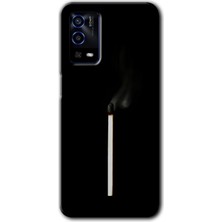 Gramaphone Oppo A55 Kılıf Hd Desen Baskılı Arka Kapak - Sönmüş Kibrit