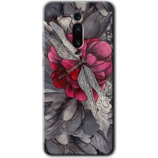 Gramaphone Xiaomi Mi 9t Kılıf Hd Desen Baskılı Arka Kapak + Kırılmaz Cam - Kelebek Ömrü