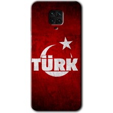 Gramaphone Redmi Note 9s Kılıf Hd Desen Baskılı Arka Kapak - Ayyıldız Türk