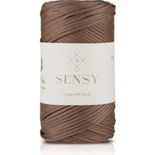 Sensy Polyester Makrome Ip 3 mm 250 Gram Makrome Ipi 120 Metre Supla Ip ve Çanta Ipliği