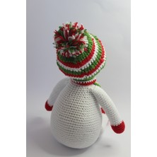 Ilgaz Shop Design Amigurumi Organik Sevimli Kardan Adam Oyuncak