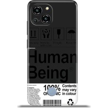 Cupcase Reeder S23 Pro Max Kılıf Esnek Silikon Kamera Koruma 4K Desenli Özel Tasarım - Insan Içeriği