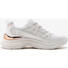 Skechers Hazel - Faye Kadın Beyaz Sneakers 177576 Wht