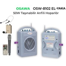 Osawa OSW-8102 50W Portatif Anfi ( El+Yaka)