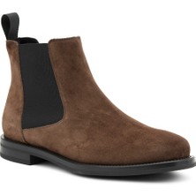 Frau Kadın Bot 98A3 Frau Waxy Ankle Boot Cacao