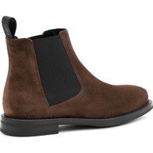 Frau Kadın Bot 98A3 Frau Waxy Ankle Boot Cacao