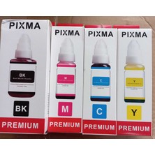 OEM Canon 4 Renk Mürekkep Takım Canon G1400/G1410/G2400/G2410/G2411/G3400/G3415/G3410/G3411/G4400/G4410 Gı 490 Yazıcılar Için Uyumlu MUADİL MÜREKKEP