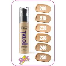 Callista Beauty Callista Total Perfecting Fondöten 210 Açık