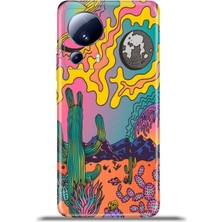 Cupcase Xiaomi Mi 13 Lite Kılıf Esnek Silikon Kamera Koruma 4K Desenli Özel Tasarım - Dessert