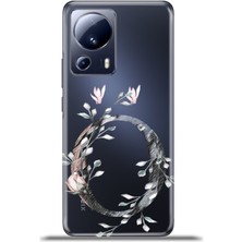 Cupcase Xiaomi Mi 13 Lite Kılıf Esnek Silikon Kamera Koruma Kişiye Özel Harfler Flora - Ö Harfi