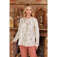 Cossy By Aqua Kadın Uzun Kollu Pijama Takımı 24183