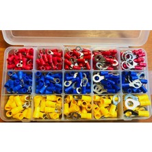 Maasco 245 Parça Yuvarlak Yarım Izoleli Kablu Ucu Seti 0.5-6 mm