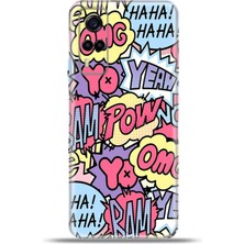 Cupcase Vivo Y53S Kılıf Esnek Silikon Kamera Koruma 4K Desenli Özel Tasarım - Hahaha Big