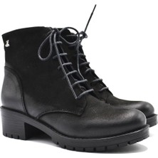 Venüs 3312K Kadın Deri Bot Siyah