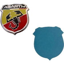 Fiat Abarth Alüminyum Arma Stıcker (2 Adet)