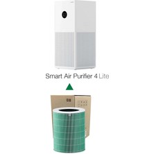 Xiaomi Smart Air Purifier 4 Lite Filtre Akıllı Hava Temizleyici Formaldehit Filtre Yeşil