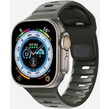 Gregoss Apple Watch 38 40 41  mm Yumuşak Silikon Spor Ayarlanabilir Kordon