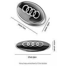 Audı S Line Logo Bagaj ve Çamurluk Damla Stıcker (2 Adet )