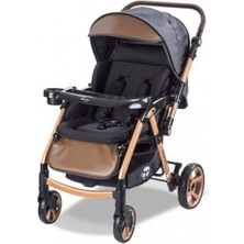 Baby Care 500 Combo Maxi Pro Çift Yönlü Puset Gold Siyah