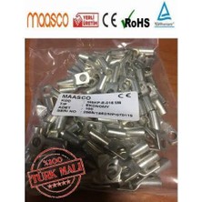 Maasco (5 Adet) 16 Mm² Skp-Sıkmalı Kablo Pabucu M8 (Elektorlitik Bakır) St-16-M8