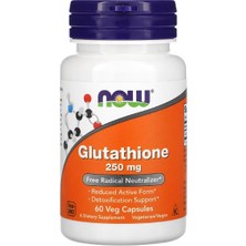 Now Foods Glutathione , 250 mg, 60 Veg Kapsül
