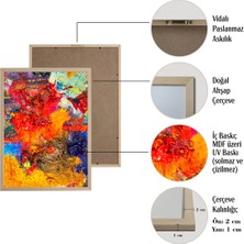 Artavessa 3 Parça Gerçek Ahşap Çerçeveli Tablo Seti