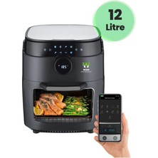 Wiami Airfryer Oven 12 Litre Akıllı Hava Fritözü