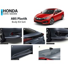 S-Dizayn Honda Civic Body Kit Seti Abs Plastik Oem Sedan 2016-2021 A+ Kalite