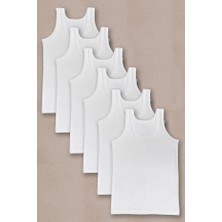 Tezzgelsin Erkek Çocuk Pamuklu Penye 6'lı Atlet