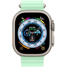 Casen Tüm Watch Modelleriyle Uyumlu Ayarlanabilir Ocean Silikon Turkuaz Saat Kordonu 38-40-41MM