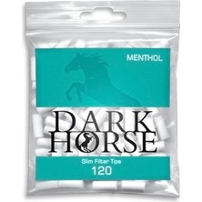 Dark Horse 5 Paket Dark Horse Slim Mentol (6X15MM) Sigara Filtresi (5X120)