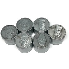 Blackraw 40MM Gorilla Rolling Stars 4 Parça Metal Baharat Öğütücü Grinder