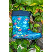 Zenege Çocuk Çizme Yağmur Çizmesi ve Kar Botu Soğuk Geçirmez Kürklü