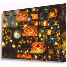 Bay Çağrı Motifli Lamba Cam Tablo 4mm Dayanıklı Temperli Cam