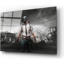 Bay Çağrı Pubg Erkek Cam Tablo