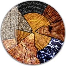 Bay Çağrı Yuvarlak Cam Tablo 4mm Dayanıklı Temperli Cam