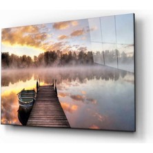 Bay Çağrı Doğa Manzara Cam Tablo 4mm Dayanıklı Temperli Cam