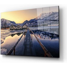 Bay Çağrı Doğa Manzara Cam Tablo 4mm Dayanıklı Temperli Cam