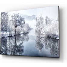 Bay Çağrı Doğa Manzara Cam Tablo 4mm Dayanıklı Temperli Cam