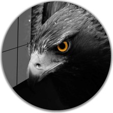 Bay Çağrı Kartal Yuvarlak Cam Tablo 4mm Dayanıklı Temperli Cam