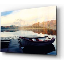 Bay Çağrı Doğa Manzara Cam Tablo 4mm Dayanıklı Temperli Cam