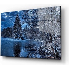 Bay Çağrı Doğa Manzara Cam Tablo 4mm Dayanıklı Temperli Cam