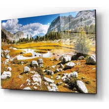 Bay Çağrı Doğa Manzara Cam Tablo 4mm Dayanıklı Temperli Cam