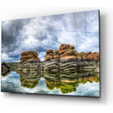 Bay Çağrı Doğa Manzara Cam Tablo 4mm Dayanıklı Temperli Cam